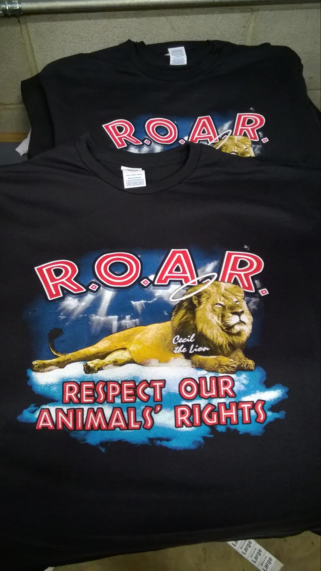 R.O.A.R. t-shirt